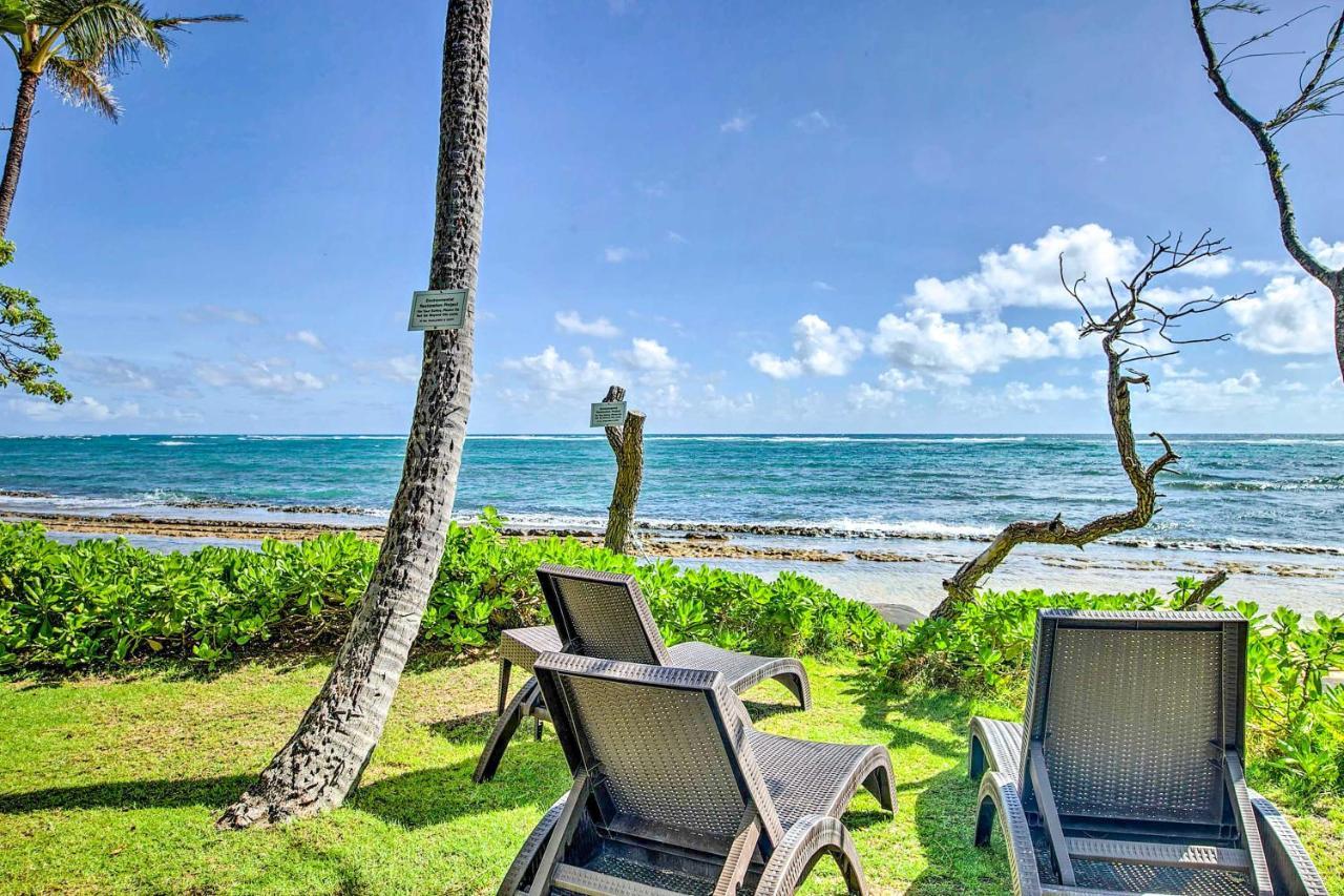 Waipouli Beachfront Condo With Balcony And Ocean Views Kapa'a Exterior foto