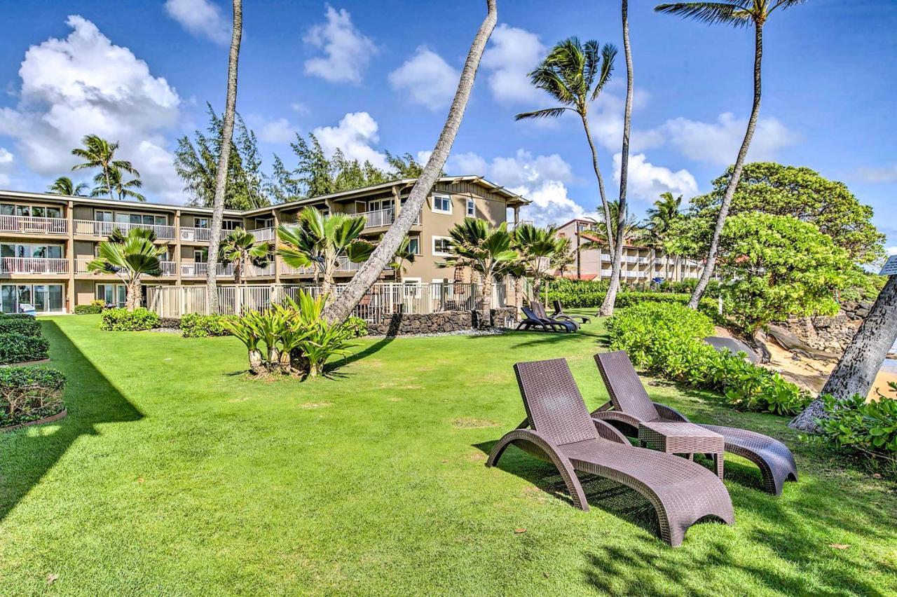 Waipouli Beachfront Condo With Balcony And Ocean Views Kapa'a Exterior foto